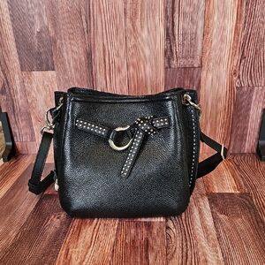 Brighton Small Casidy Bucket Black Crossbody Bag